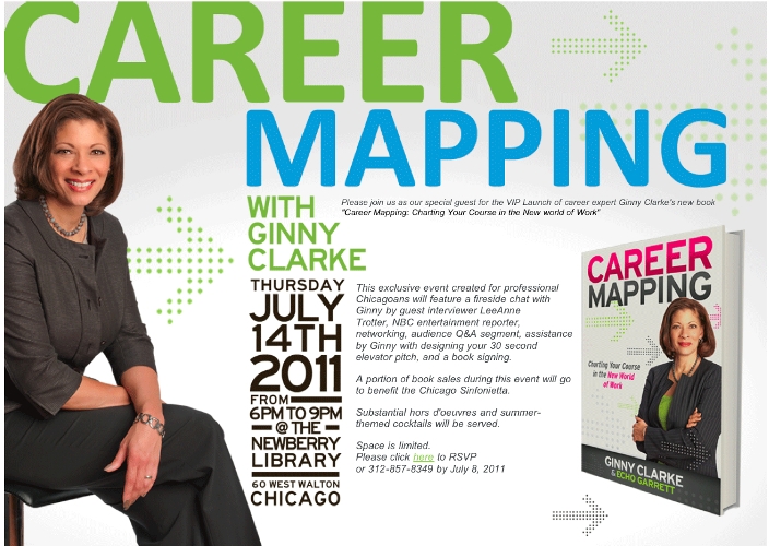 Career Mapping Ginny Clarke Ginny Clarke "Career Mapping" Book Launch - W/ Leeanne Trotter!