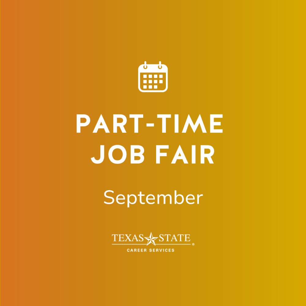 Part-Time Job Fair: September