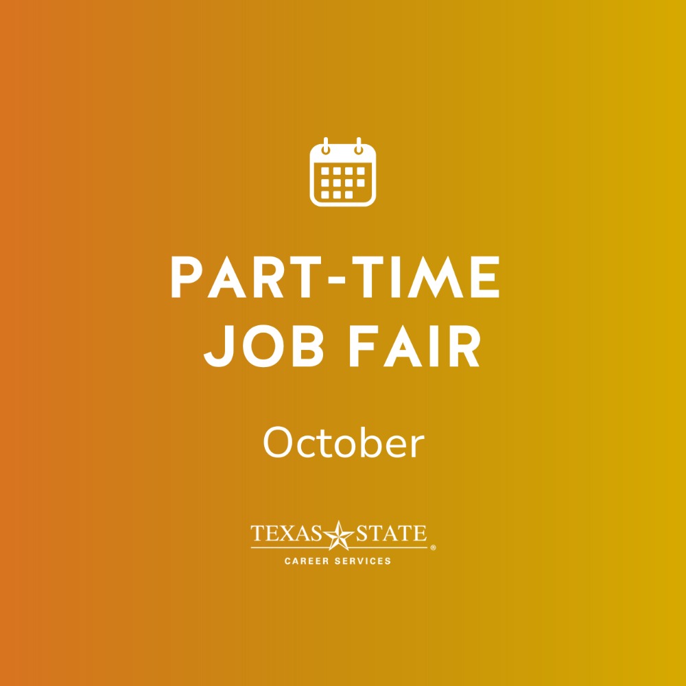 Part-Time Job Fair: October
