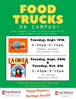 Sammy Arepa Food Truck on campus