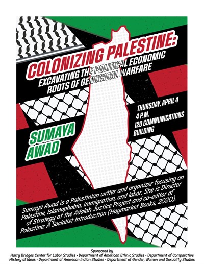 Sumaya Awad, Colonizing Palestine: Excavating the Political Economic Roots of Genocidal Warfare
