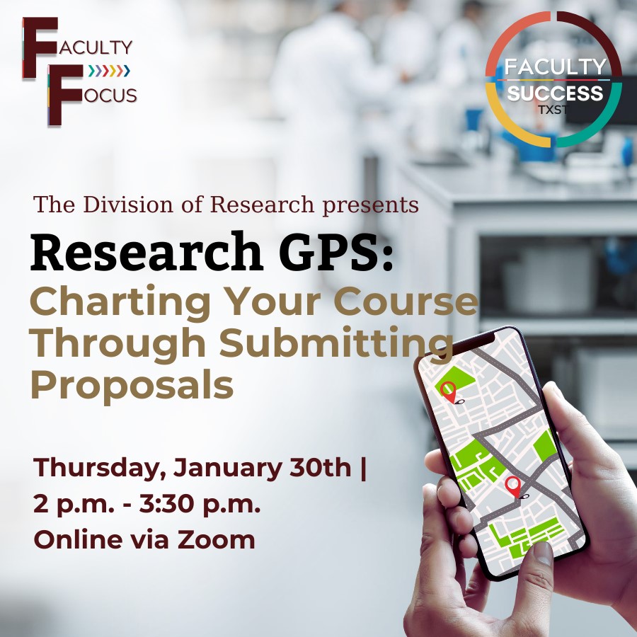 01/30/25 Research GPS: Charting Your Course Through Submitting Proposals