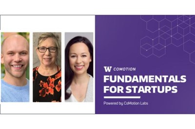 Fundamentals for Startups: How to get investors to really listen to your pitch with Ken Horenstein, founder and general partner, Pack Ventures; Elizabeth Cross Nichol, program and grant manager, Life Science Washington; and Elisa La Cava, principal, Tril