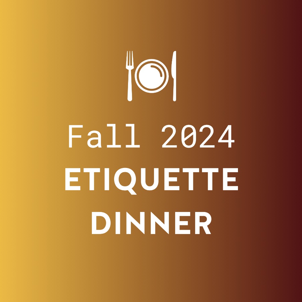 Fall 2024 Etiquette Dinner