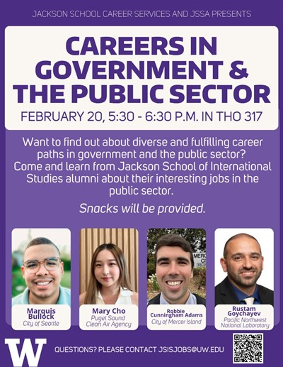 PANEL: Careers in Government & the Public Sector