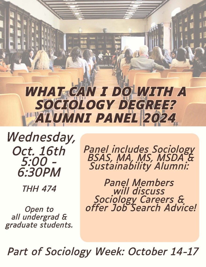 Sociology Week: Alumni Panel