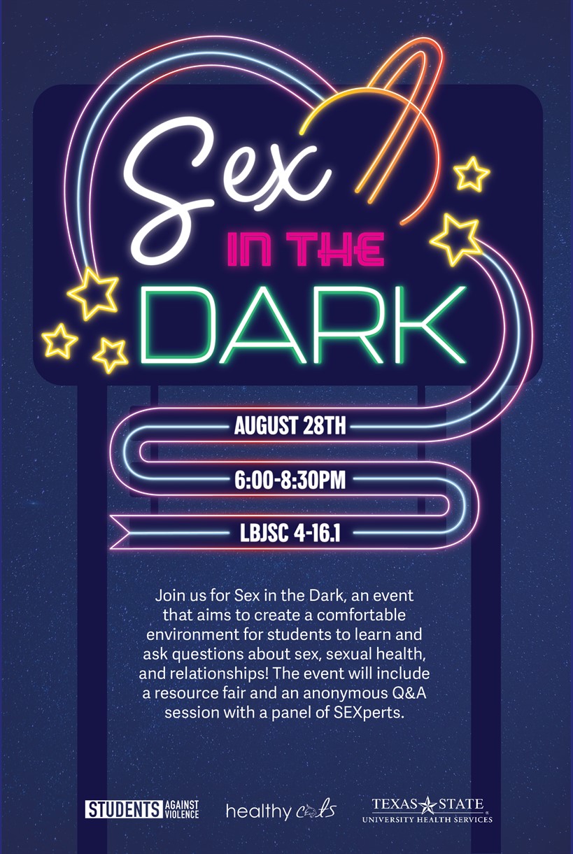 Sex in the Dark - Panel & Resource Fair