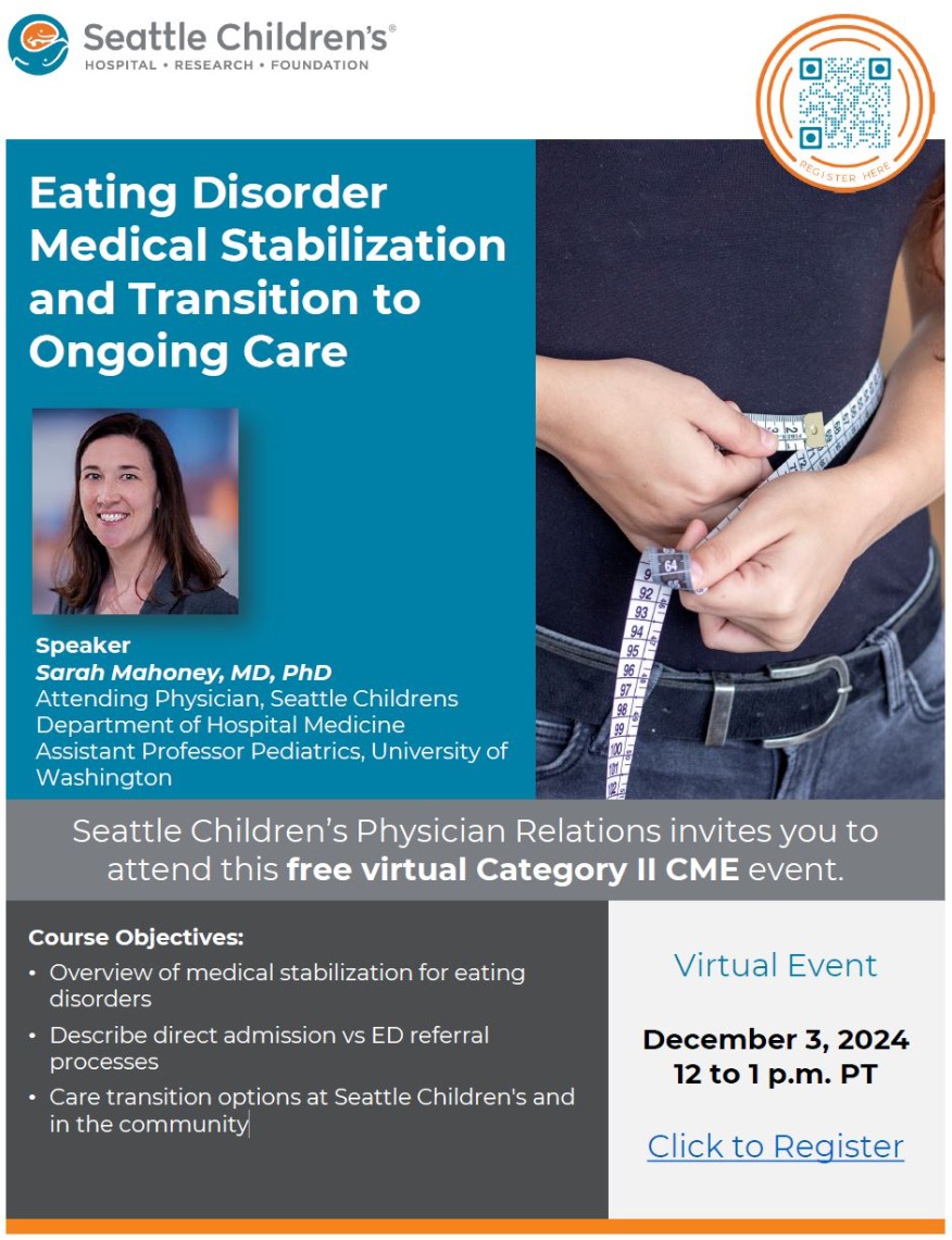 Eating Disorder Medical Stabilization and Transition to Ongoing Care